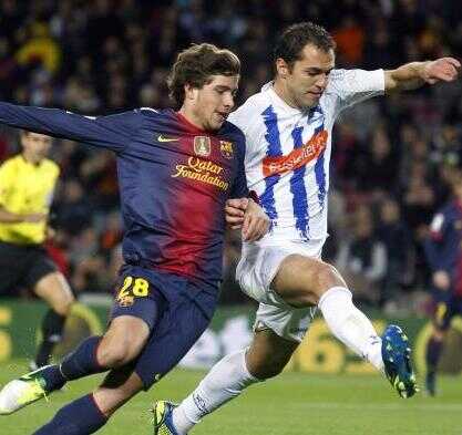 فيديو – برشلونه إلى دور الـ16 فى كأس الملك على حساب الافيس