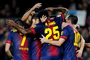 فيديو: ميسي يقود برشلونة للفوز علي سرقسطة