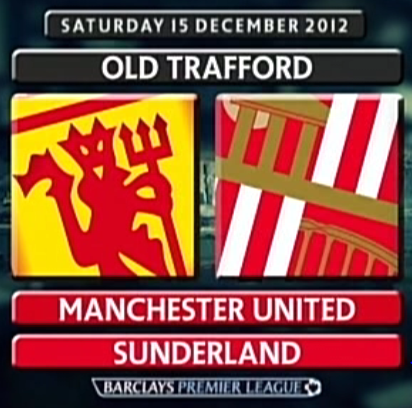 اهداف – مانشستر يونايتد × سندرلاند – (الدوري الانجليزي) 15/12/2012