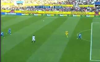 فيديو: هدف على بعد مسافة 50 متر من لاعب اشبيلية راكيتش