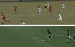 فيديو: لاعب في الفريق الرديف للميلان يقلد الهدف الاسطوري لجورج وياه