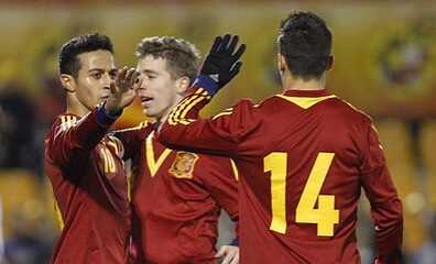 فيديو: منتخب اسبانيا تحت 21 سنة يتغلب على روسيا مع تألق تياجو الكانتارا