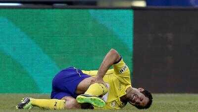 الرباط الصليبي ينهي مشوار عبد ربه مع النصر