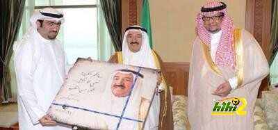 رئيس النصر فى ضيافة امير الكويت