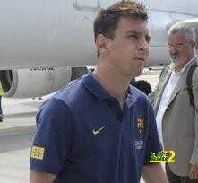 فيديو وصور : برشلونة يصل إلى ميونخ استعدادا لمواجهة البايرن