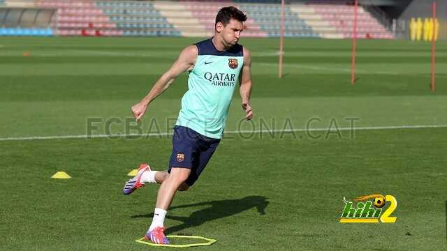 فيديو وصور : رورا وروبي يقودان تدريبات برشلونة اليوم