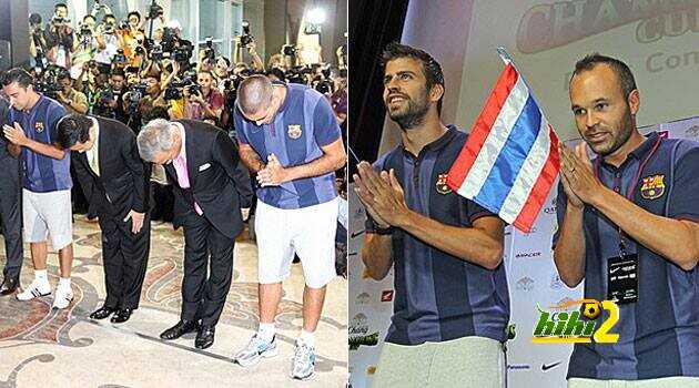 برشلونة يلاقي تايلند في لقاء ودي