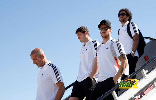صور : ريال مدريد يصل لفالنسيا استعدادا لليفانتي