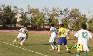 اخضر الناشئين يتعادل امام النصر