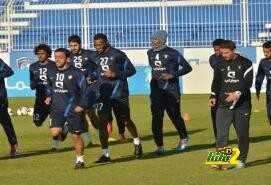 كريري يشارك فى مران الهلال تحت اعين الرئيس