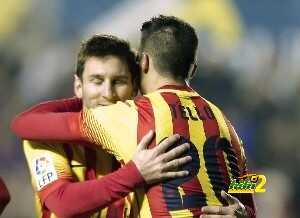 فيديو : ثلاثية تيلو تقود برشلونة للتغلب على ليفانتي