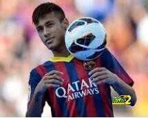 صورة : نيمار شاهد تعثر برشلونة في المنزل ..!