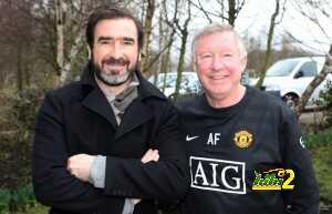 Eric Cantona visits Manchester United Training Ground