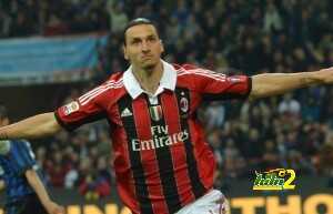 AC Milan's Swedish forward Zlatan Ibrahi