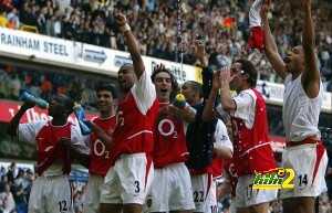 Arsenal's L to R Lauren , Jose Antonio R