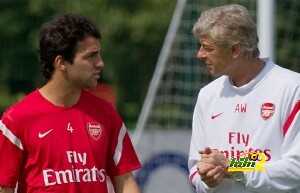 Arsenal's Spanish player Cesc Fabregas (