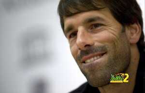Malaga's Dutch forward Ruud van Nistelro