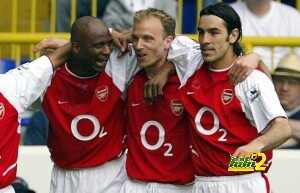 Arsenal's French captain Patrick Vieira