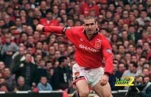 Frenchman Eric Cantona of Manchester Uni