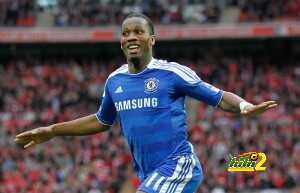 Chelsea's Ivorian striker Didier Drogba