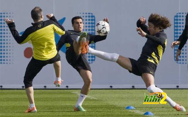 تدريبات برشلونة إعدادا لمباراة السيتي