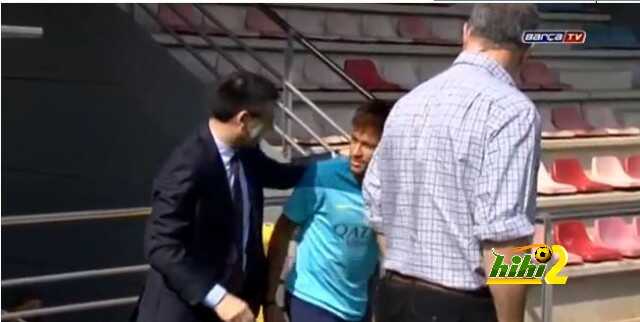 تدريبات برشلونة تحمل معها البسمة قبل مباراة نهائي الكأس   .!