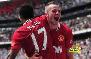 Manchester United's Portuguese midfielde
