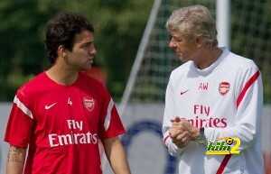 Arsenal's Spanish player Cesc Fabregas (