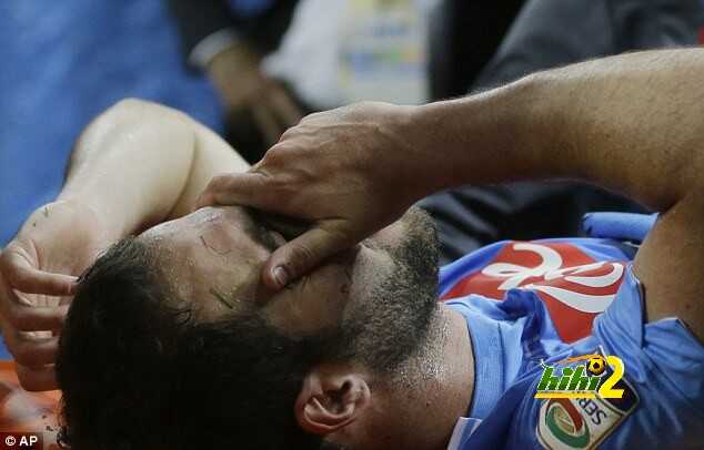 صور : هل يغيب هيغواين عن نهائي كأس ايطاليا ..؟