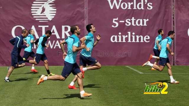 صور: تدريبات برشلونة بعد صدمة دورى الأبطال
