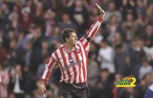 Matt Le Tissier of Southampton celebrates his two goals