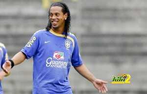 Ronaldinho with the Brazilian national team