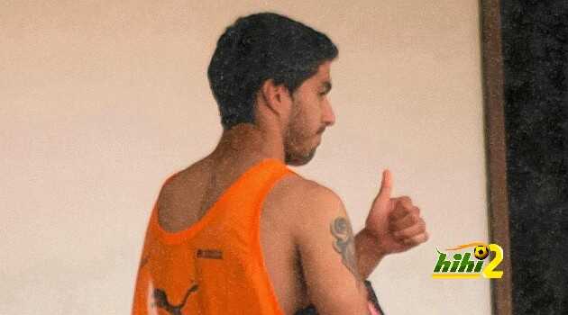 صورة : سواريز حاضر أمام كولومبيا برغم الإيقاف .!!