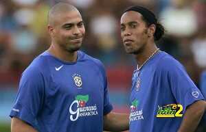 Brazilian soccer striker Ronaldo Nazario