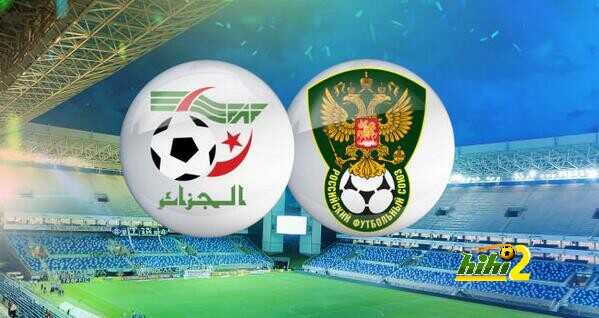 التشكيل الرسمي لمباراة الجزائر وروسيا