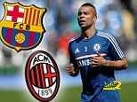 اشلي كول يفاضل بين برشلونة وميلان