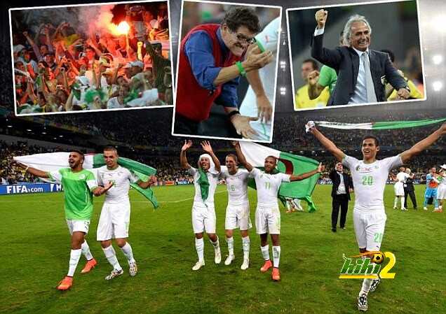 صور : مباراة الجزائر وروسيا