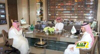 رئيس الهلال يجتمع مع الامير الوليد بن طلال