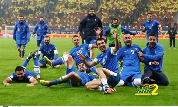 تدريبات المنتخب اليونانى استعداداً للمونديال