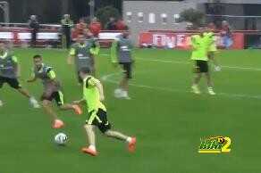 فيديو : كوبري رائع من بيدرو على انيستا في تدريبات أسبانيا