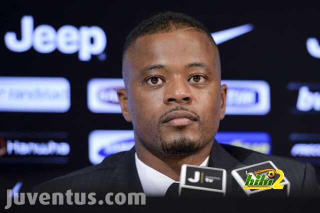 Juventus , conferenza stampa di presentazione di Patrice Evra