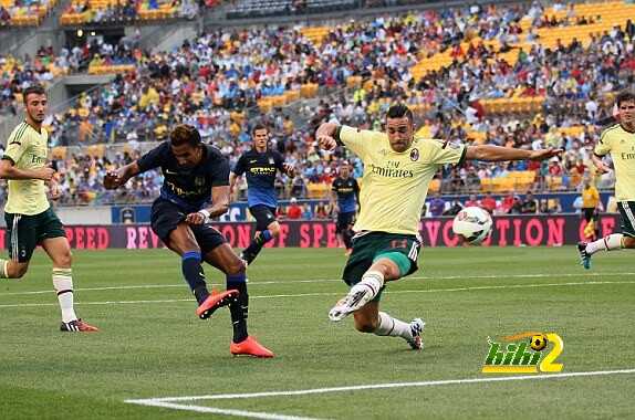 - International Champions Cup 2014 - Manchester City v AC Milan - Heinz Field - Pittsburgh - USA - 27th July 2014 - Picture David Klein/Sportimage