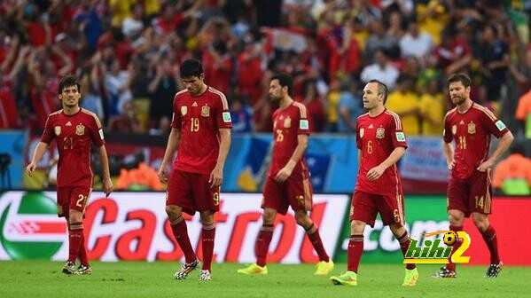 انهيار اسباني وصدارة المانية في ترتيب الفيفا