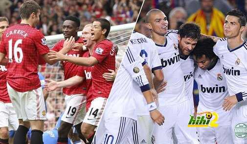 صورة: رقم قياسى فى مباراة ريال مدريد ومانشستريونايتد !