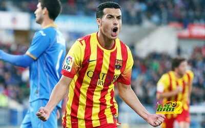 بيدرو يضيف الرابع لبرشلونة بصناعة خوردي البا