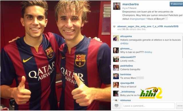 bartra con samper instagram