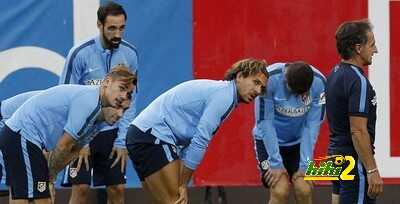 تدريبات أتليتكو مدريد بغياب مانزوكيتش
