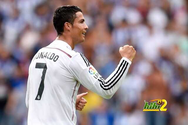 ronaldo celebro su gol ante deportivo