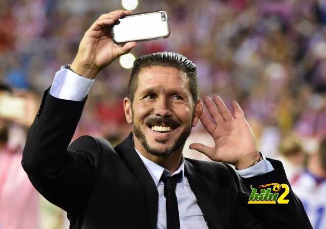 simeone lo celebro con la aficion