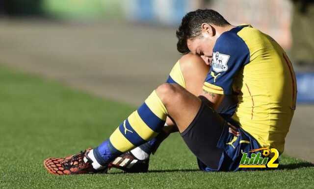 صورة : تمريرات اوزيل في الشوط الأول